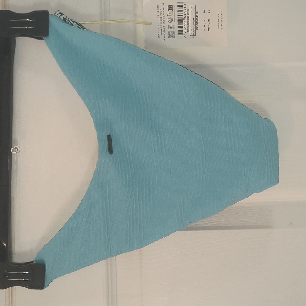 Maaji Sea Blue Splendour Reversible Bikini Bottom Size S NWT - Picture 4 of 7